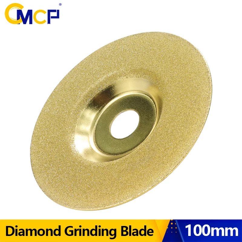 Cmcp 1 peça 100mm lâmina de serra de diamante 240 grit polimento disco de lâmina de moagem para moedor de ângulo granito mármore
