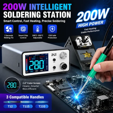 JC AIXUN T3B T3A Intelligent Soldering Station Welding T210/T245 Rework Station for PCB SMD BGA Welding Machine Repair Tools