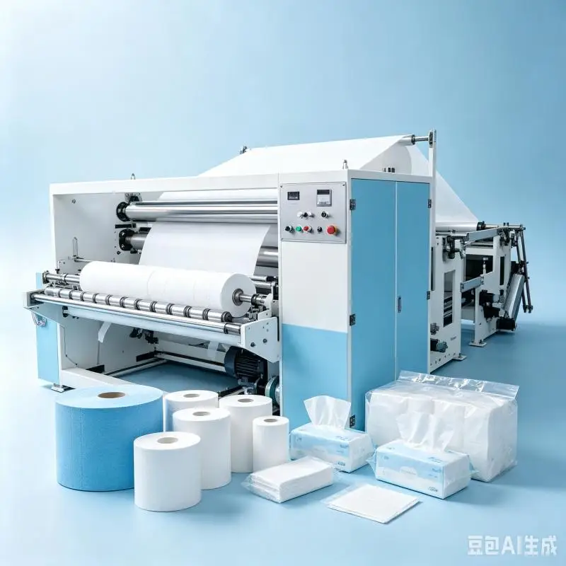 Customized Automatic Toilet Paper Making Equipment Industrial Tissue Roll Production Machine High Capacity System