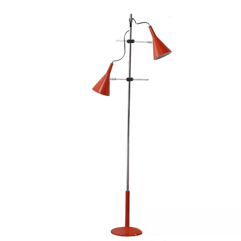 Floor lamp living room bedroom bedside study adjustable, simple premium retro ambient light