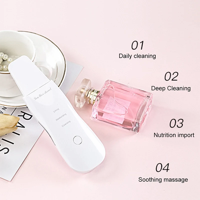 Blackhead Scraper Electric Pore Cleaner Acne Removal Exhaust Instrument Suction Wonder Ultrasonic Peeler