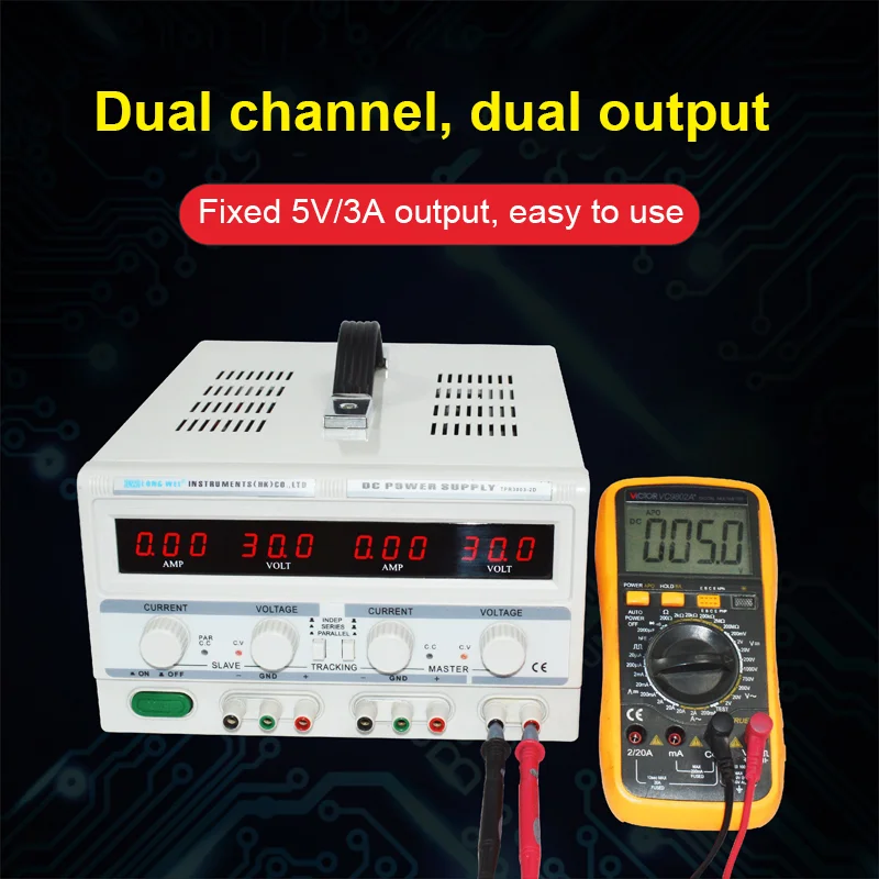 TPR-3005-2D Linear Dual DC Reg - Linear Lab Power Supply Adjustable recension och pris