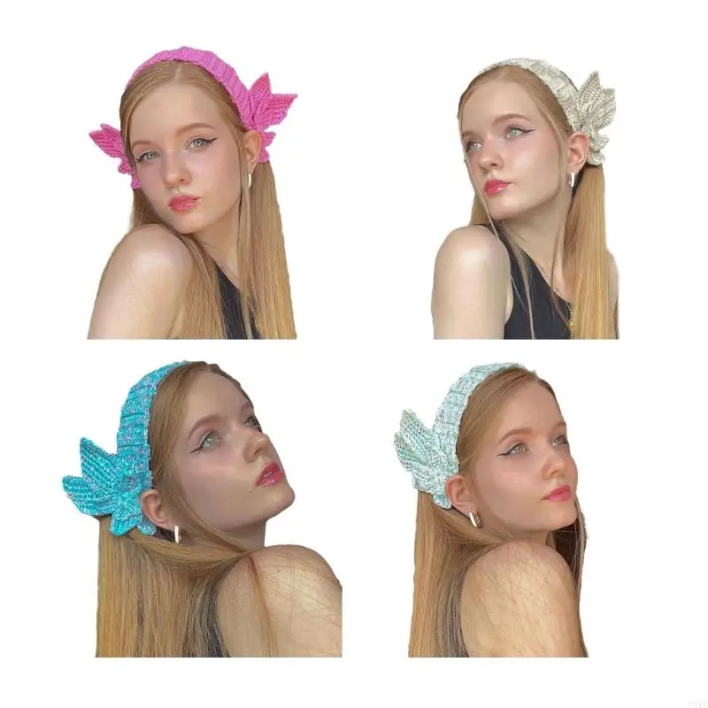 

49mf handcrochet swanhairband bohemian