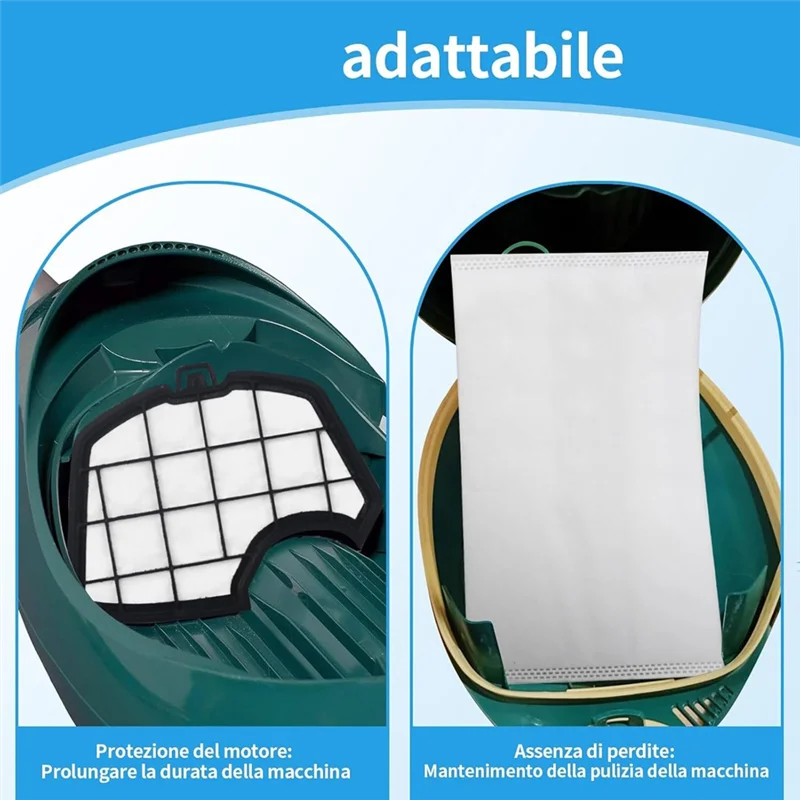 ABKR-10 шт. мешки для пылесоса с 2 фильтрами для Vorwerk Kobold FP140 FP150 для VK140/150 FP140/150 Vorwerk Kobold