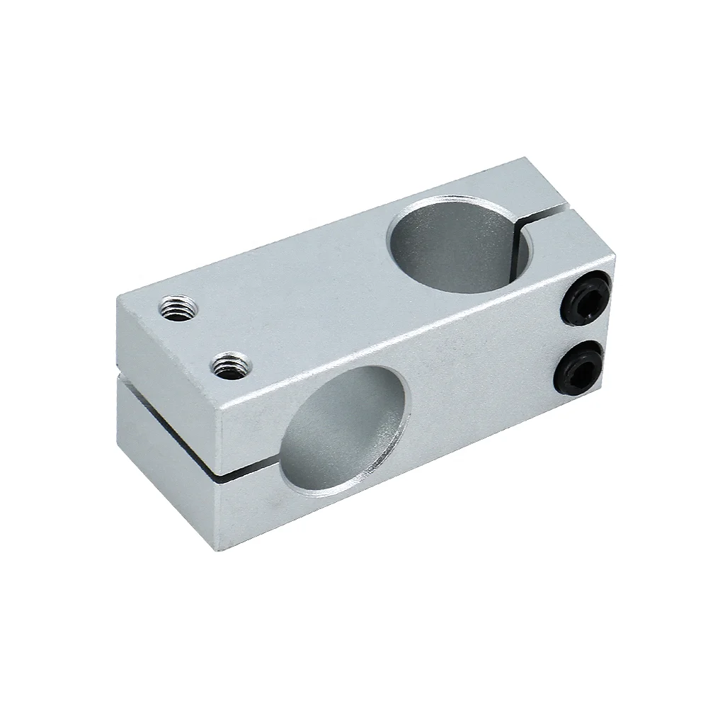 Aluminium Alloy Optical Axis Cross Fixing Bracket Linear Guide Shaft Support Linear Shaft Support for Optical Axis