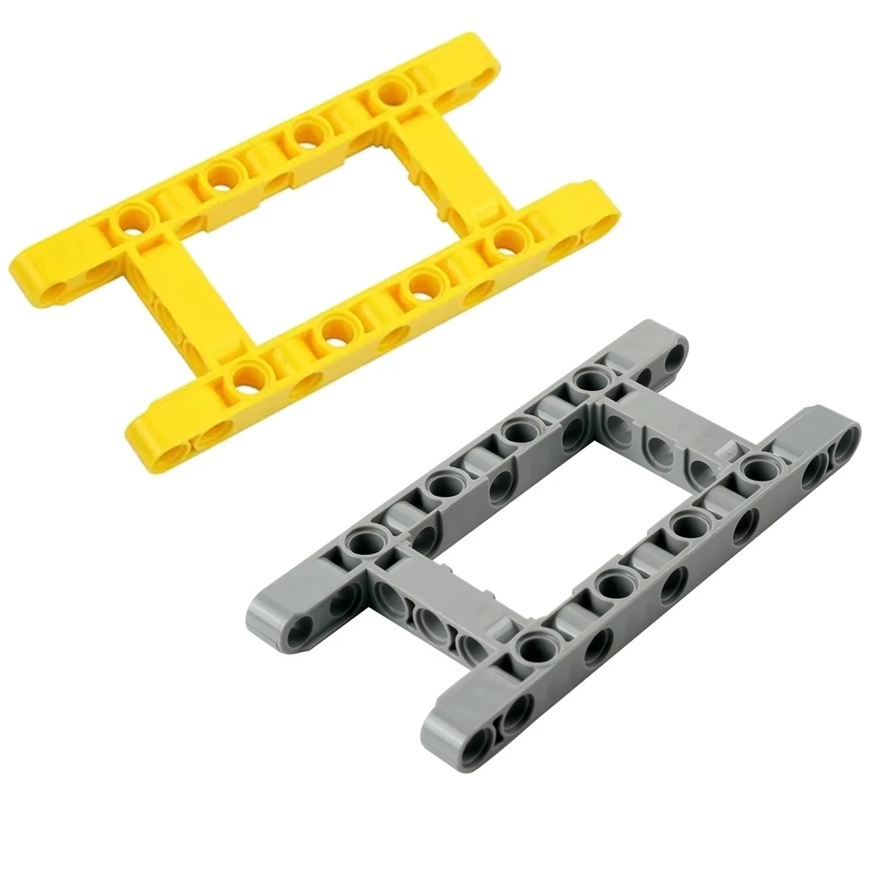 Peças moc buraco braço 5x11 tijolos 64178 técnico liftarm feixe acessório figura grossa blocos de construção compatível legoeds