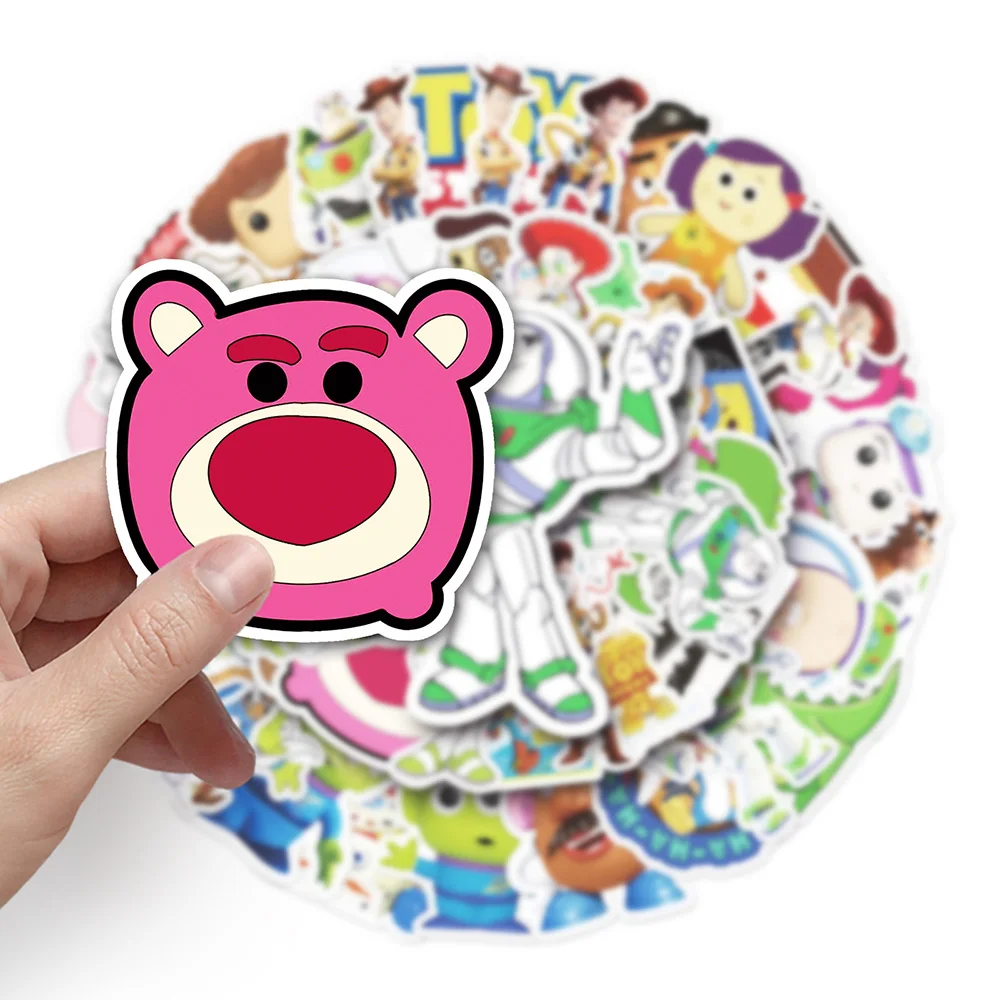 10/30/53pcs Cute Disney Cartoon Toy Story Stickers Funny Anime Graffiti Sticker Kids Toy Phone Guitar Luggage Waterproof Decals