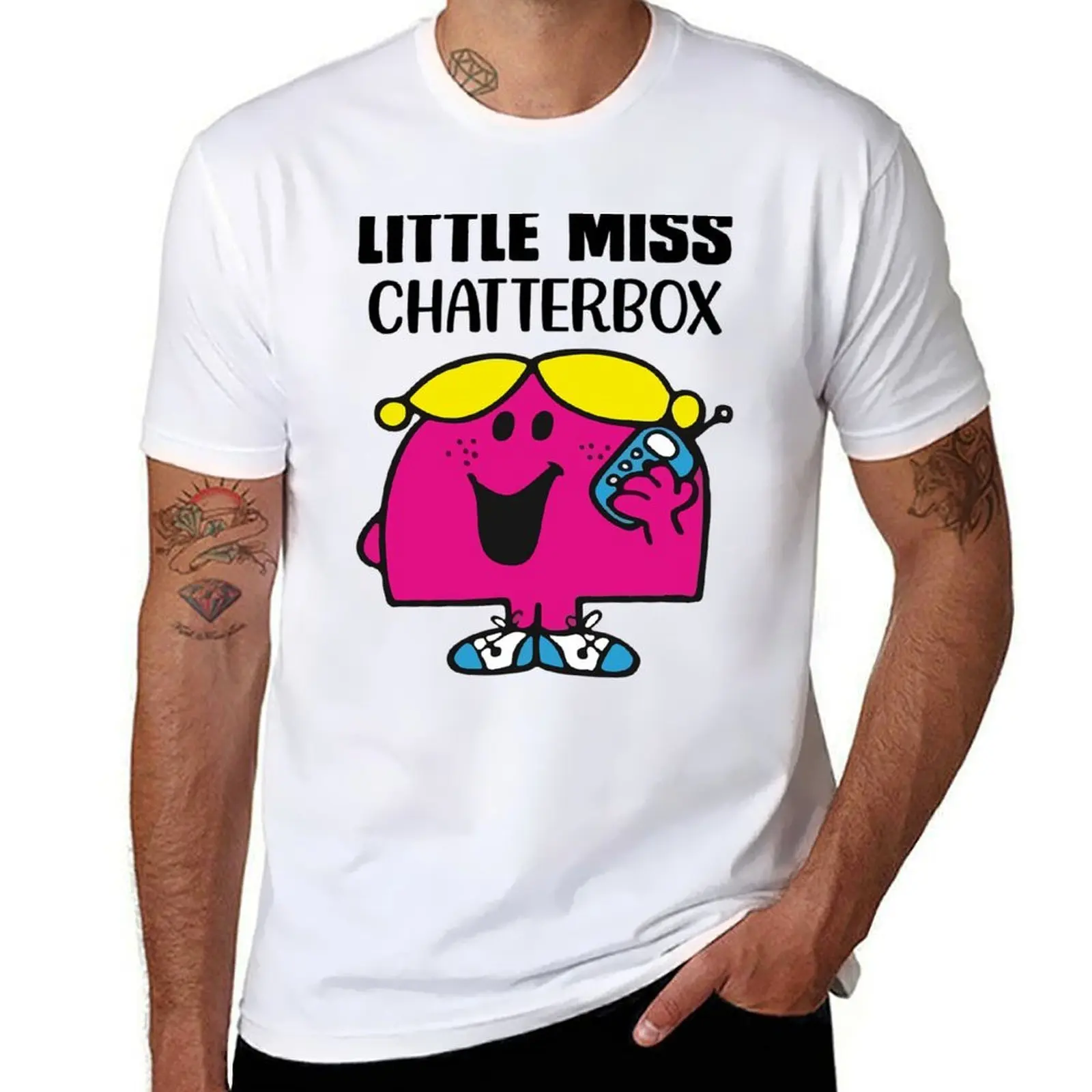 

LITTLE MISS CHATTERBOX T-Shirt t shirts for man cotton funny t shirt man designer T-Shirt