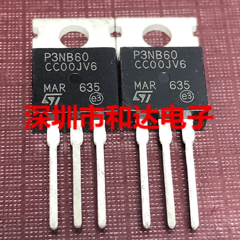 5 шт.-10 шт. P3NB60 STP3NB60 MOS TO-220 300V 12A Новый и оригинальный на складе