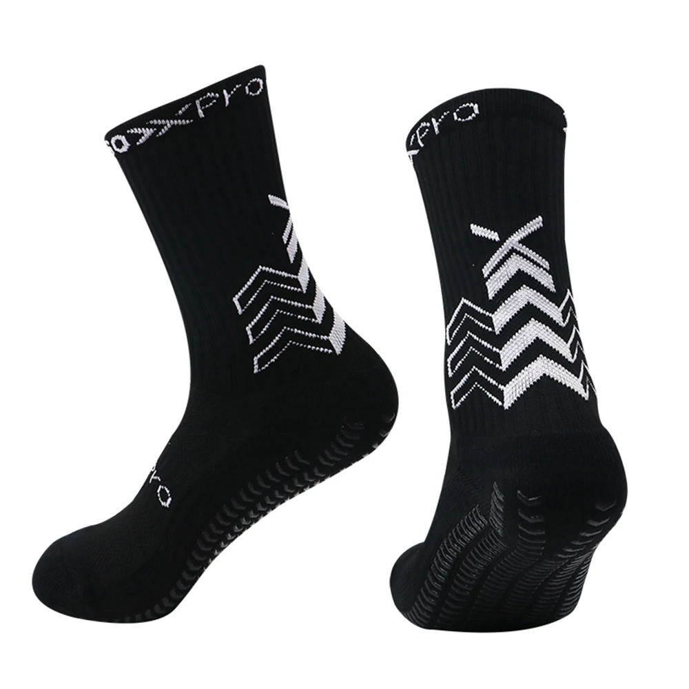 1 pair of new SOX ear multi arrow football socks with anti slip tape adhesive