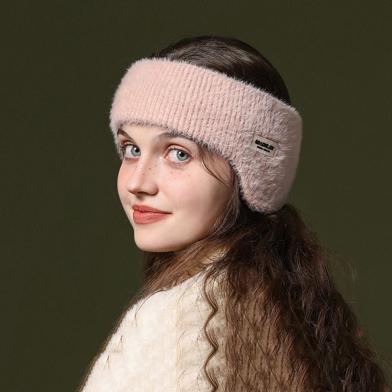 Orejeras suaves de invierno para hombres y mujeres, diadema para clima frío, cubierta de oreja de esquí, Protector de Muff, orejera para actividades al aire libre