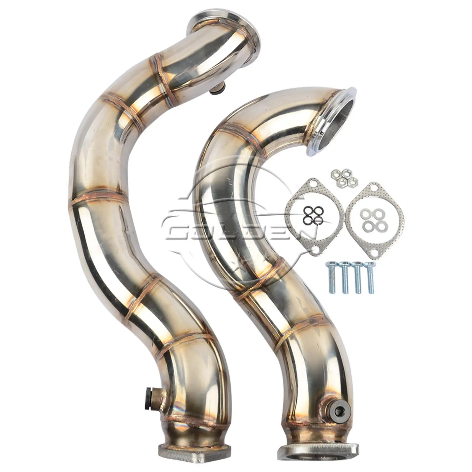 AP03 3.0'' Stainless Steel Downpipe kit For BMW N54 Engine 135i 335i 335is Z4 E82 E87 E81 E90 E91 E92 Bi-Turbo