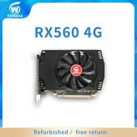 VEINEDA Graphic card rx 560 4G GDDR5 128bit  7000MHz 14nm DP DVI 896units 14nm rx560 4gb video card strong than rx550 4gb