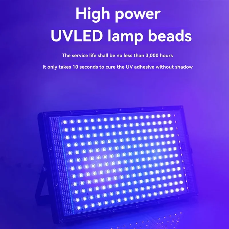 ABDJ-Led الأشعة فوق البنفسجية الكاشف 100 واط 395Nm أضواء مبيد للجراثيم مصباح علاج في الهواء الطلق ضوء مصابيح التوصيل الأشعة فوق البنفسجية