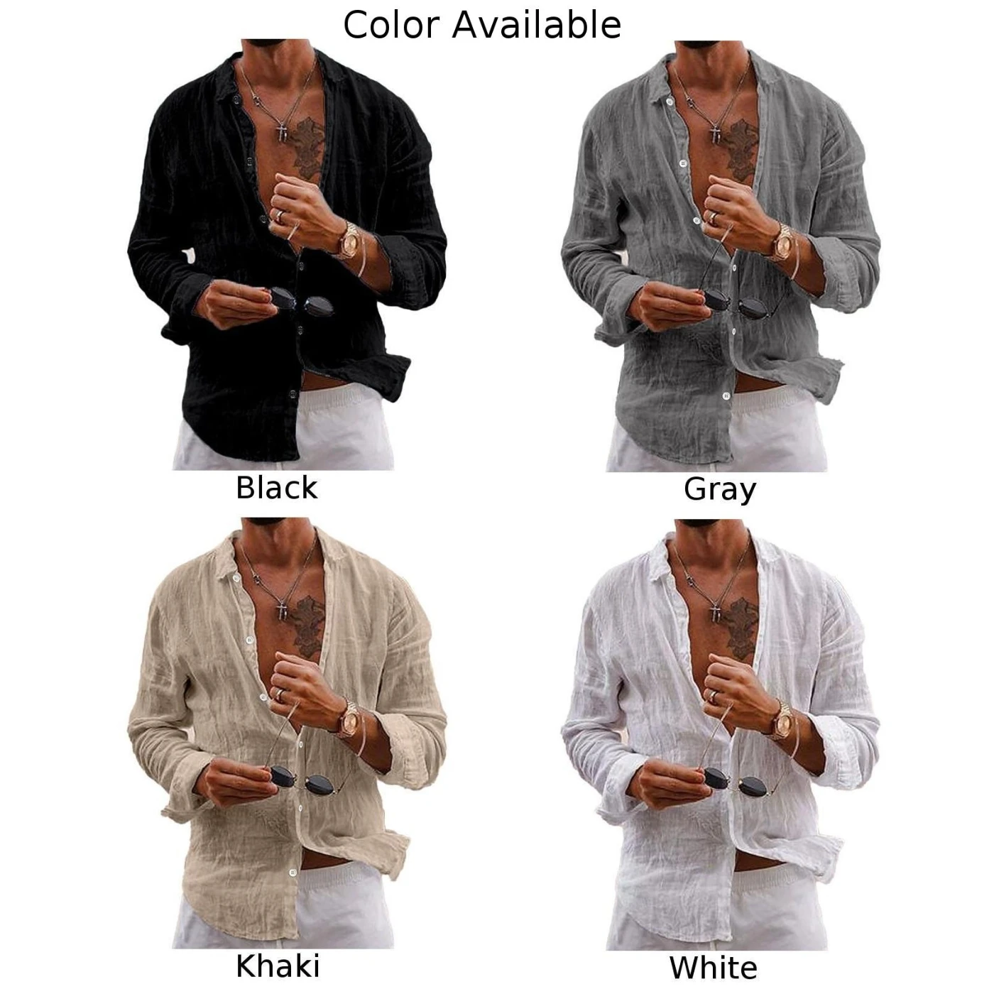 Comfy Fashion Hot Mens Shirts Tops Tees Button Down Shirts Soft Solid Spring Summer T-Shirt Breathable Comfortable