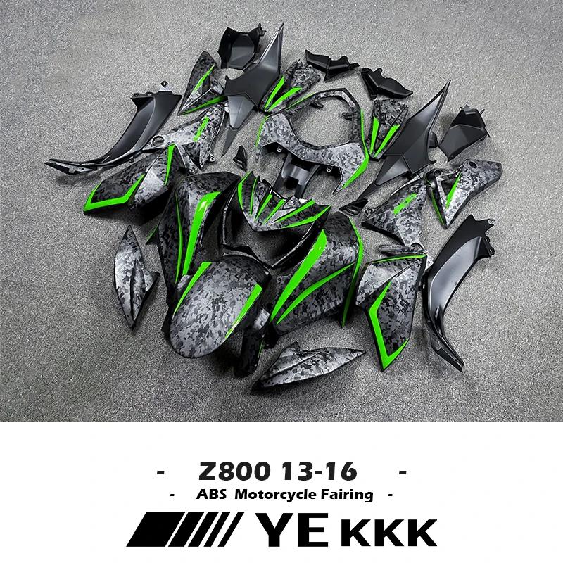 

Motorcycle Fairing Shell Body Shell For Kawasaki Z800 13 14 15 16 Z800 Matte Carbon Steel Texture 2013-2016