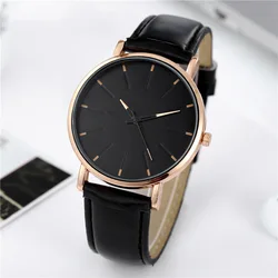 Simple Men's Watches Luxury Top Brand Analog Leather Watch Fashion Ultra-thin Quartz Wristwatch Casual Men's Clock Reloj Hombre