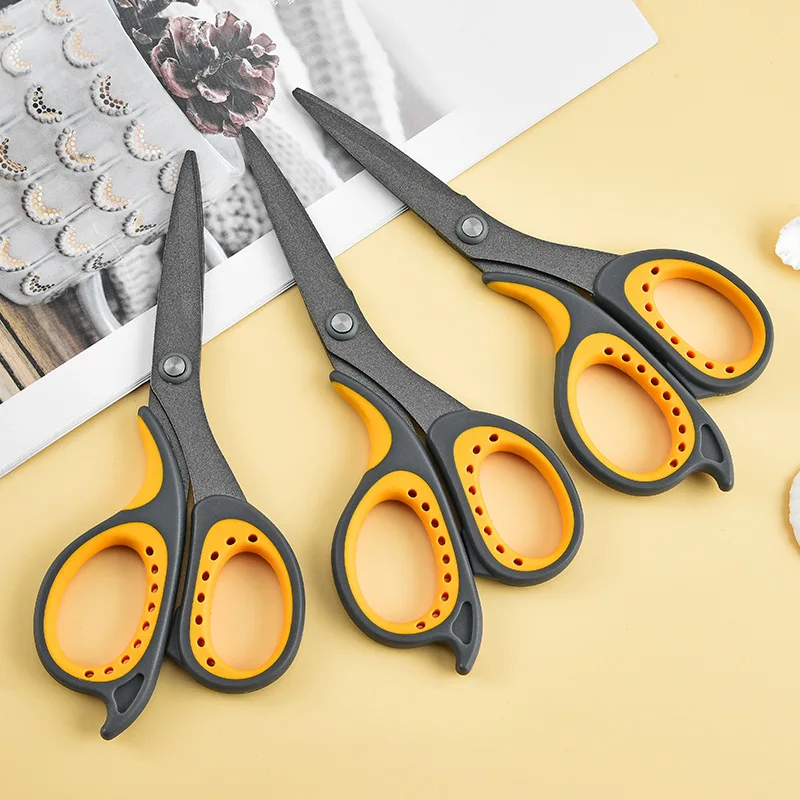 

Stainless Steel Coated Soft-touch Multi-functional Home Office Scissor Hand Craft Tailor's Stationery Vintage Scissors