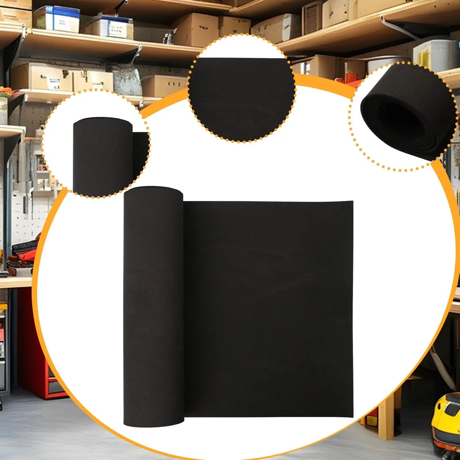 Organizzazione del rivestimento della cassetta degli attrezzi Organizzatore resistente addensato antiscivolo per utensili da cucina Armadi Stoviglie Banco da lavoro Superfici da lavoro