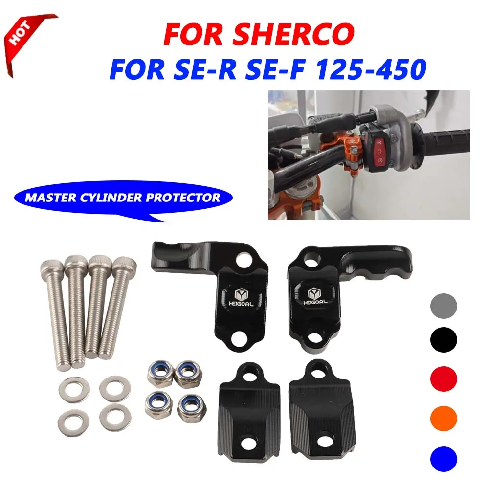 Motorcycle Master Cylinder Strengthen Bottom Protector Cover For SHERCO SE-R SE-F 125 250 300 450 2014 - 2025 SE-F500 SE-F 2019