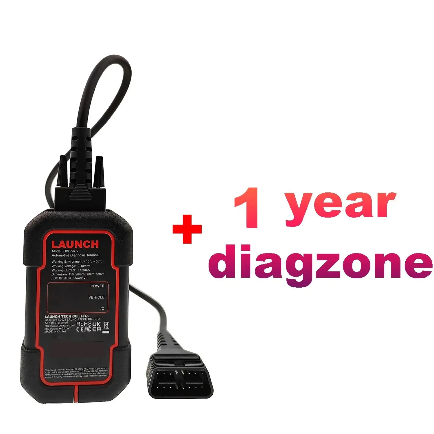 Launch X431 DBScar VII 7 DBScar7 Support X-diag  with activation CANFD CAN FD DOIP Protocol Bluetooth Connector Code Scanner