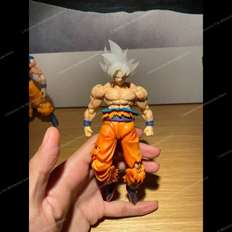 JEsse Custom Dragon Ball Z SHF Super Saiya Ultra Instinct Son Goku Akcesoria do głowy Headsculpt Anime Figurki akcji Zabawki Prezenty