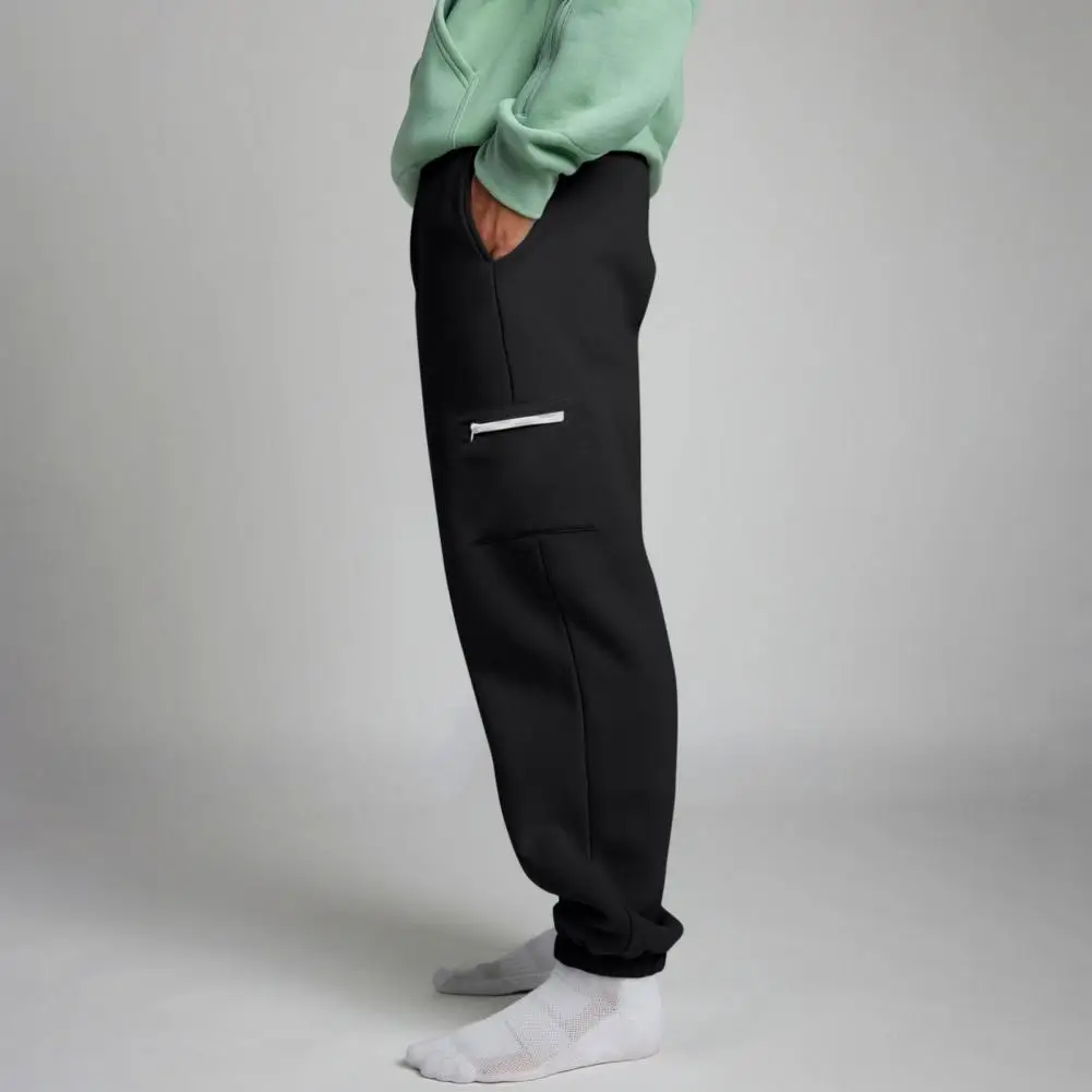 Unissex 2025 calças de inverno mulheres forro de lã quente com cordão calças casuais ginásio moletom forro de pelúcia calças esportivas femininas