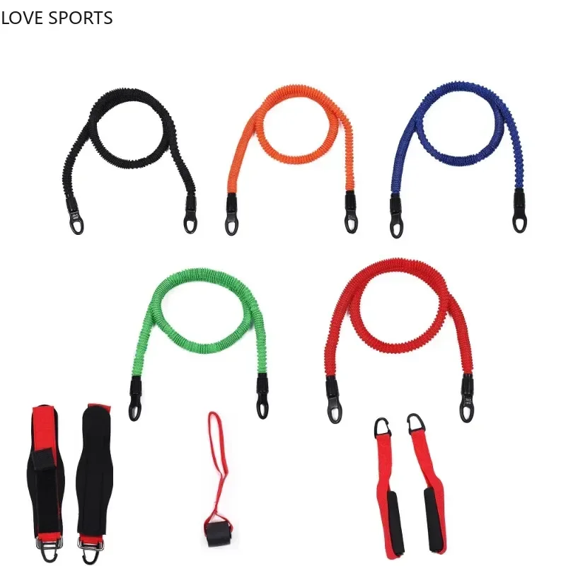 11Pcs/Set Fitness Resistance Band Tension Rope Elastic Rope Strength Training Set Multifunctional Tension Equipment For Friends