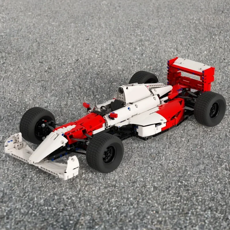

818-Piece F1 Car Model, Tribute to Senna MP4/6, Marlboro Livery, Remote-Controlled