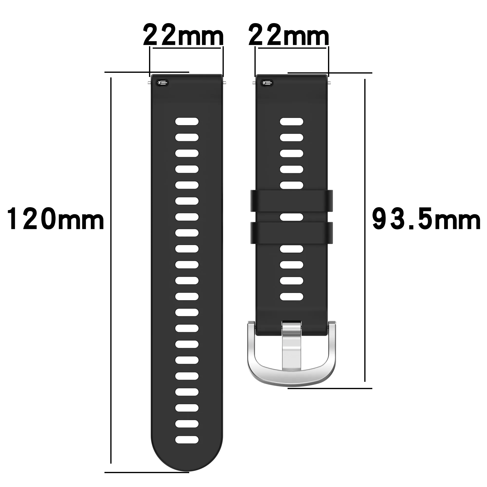 Correa de silicona para reloj inteligente Garmin Forerunner 255, pulsera de 22mm para Garmin Forerunner 255