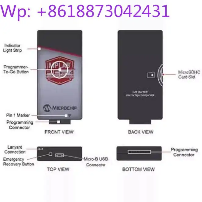 New microchip PICKIT4 MPLAB PG164140 emulator downloader, original 1pcs