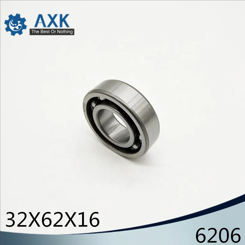 6206 Bearing 30*62*16 mm ABEC-3 P6 ( 1 PC ) For Motorcycles Engine Crankshaft 6206 OPEN Ball Bearings Without Grease