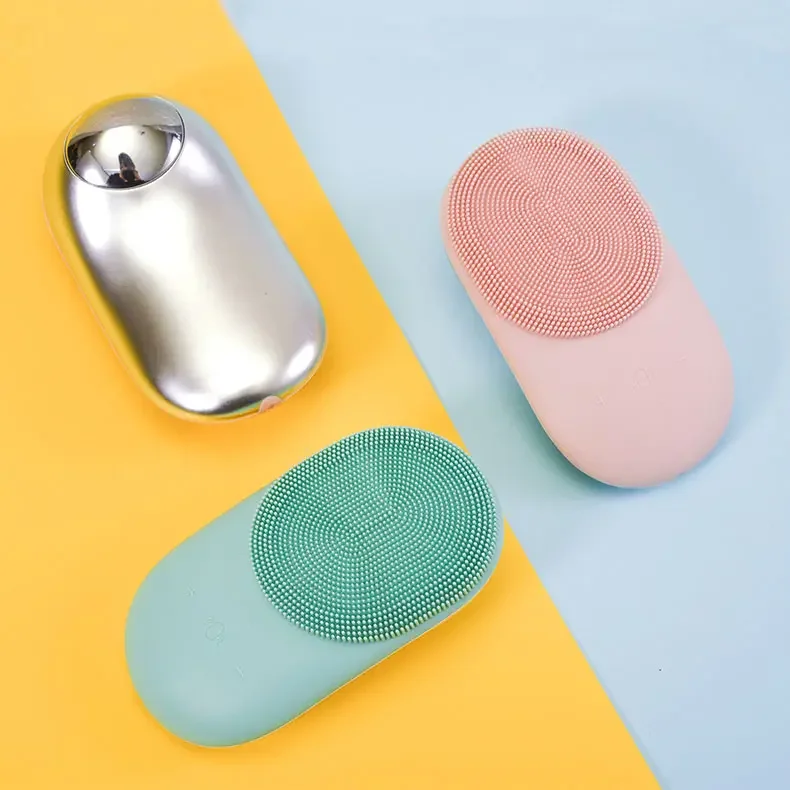 Portable Electric Skin Body Face Deep Spa Waterproof Rotating Cleaning Scrubber Facial Cleansing Brush Exfoliating Spin Brush