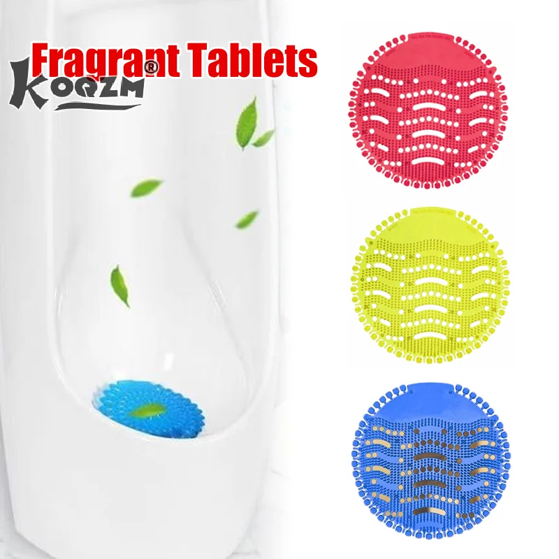 1PC Fragrance Antimicrobial Deodorizer Men Urinal Deodorant Urine Pool Aroma Pad Toilet Cleaner Reduce Urine Ejection