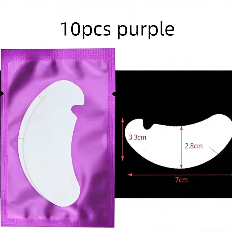 10/30/50/100 stücke U Förmigen Pfropfen Wimpern Patches Wimpern Patch Falsche Wimpern Verlängerung Papier Aufkleber Unter augen Pads
