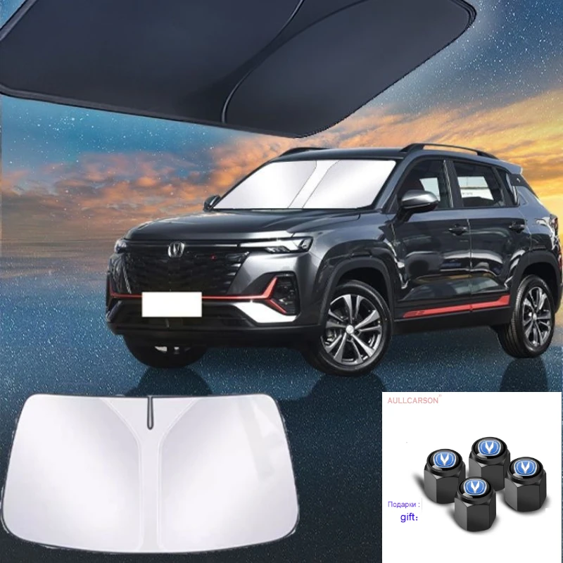 

Для Changan CS35 Plus лобовое стекло автомобиля солнцезащитные козырьки на переднее окно солнцезащитный крем УФ-защита зонтик летние аксессуары для солнцезащитных козырьков