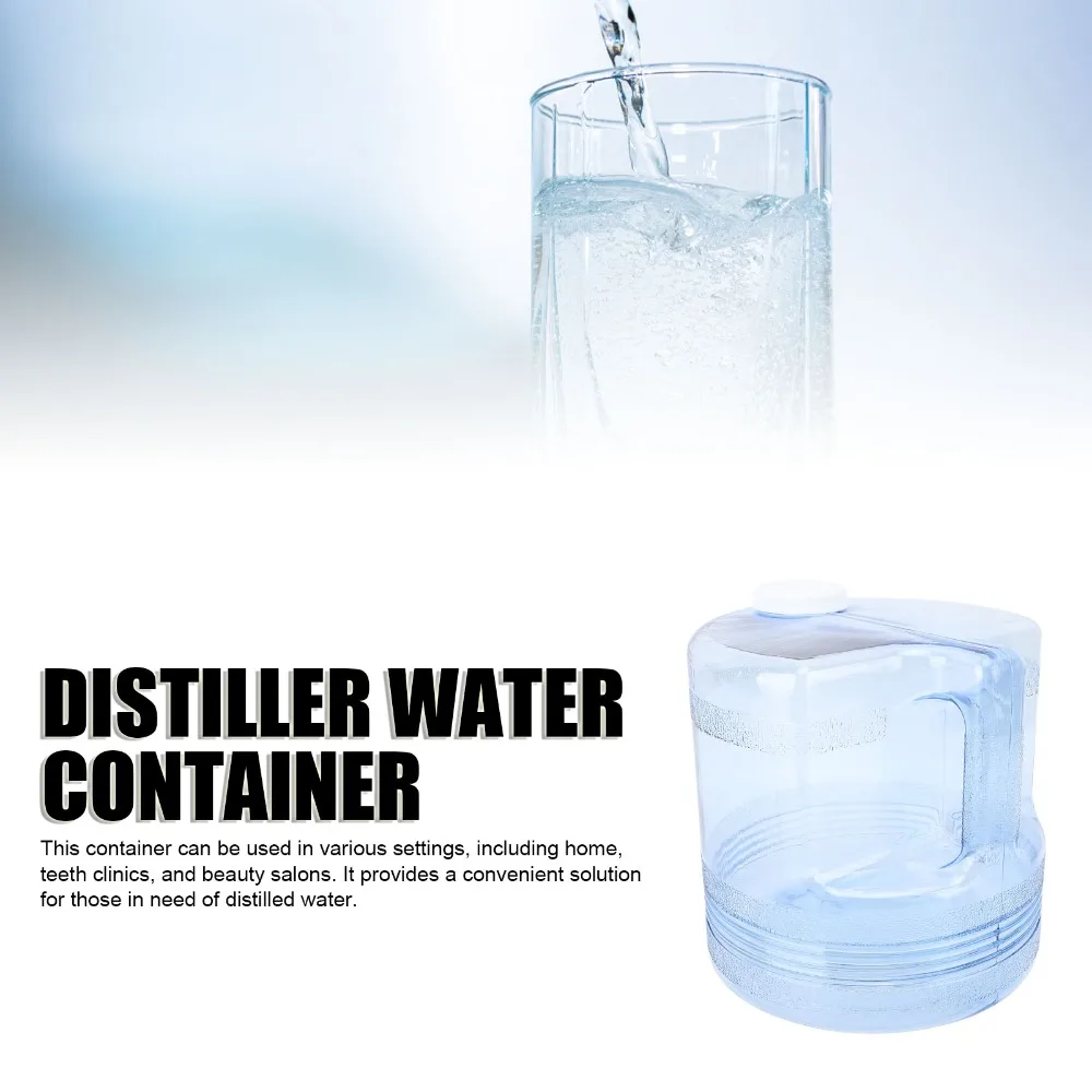 4L Water Distiller Container Home Teeth Beauty Water Distiller Replacement Bottle for Countertop Distillers