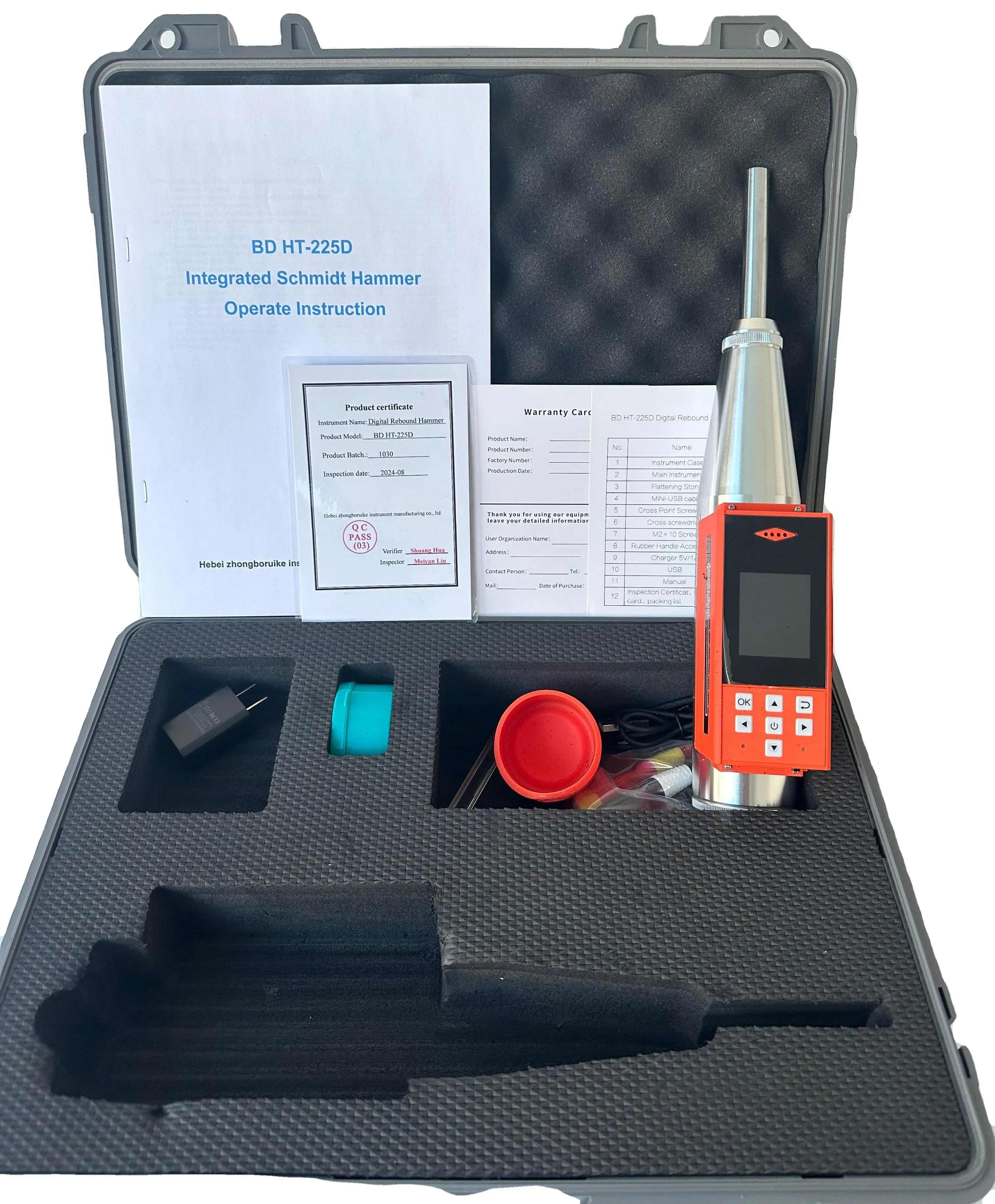 ZC3-A Concrete Test Hammer Rebound Resiliometer Tester Hammer With Impact Testing/testing equipment /Concrete cube