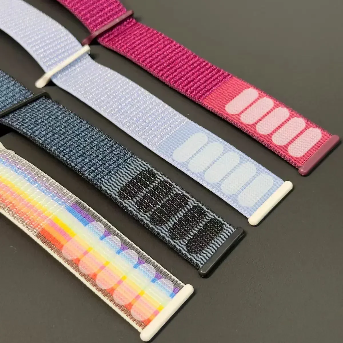 Nylon loop Correa For Apple Watch Band 45mm 44mm 46mm 40mm 49mm 41mm 42mm 38 Bracelet iWatch Series 6 Se 7 8 9 10 ultra 2 straps image 4