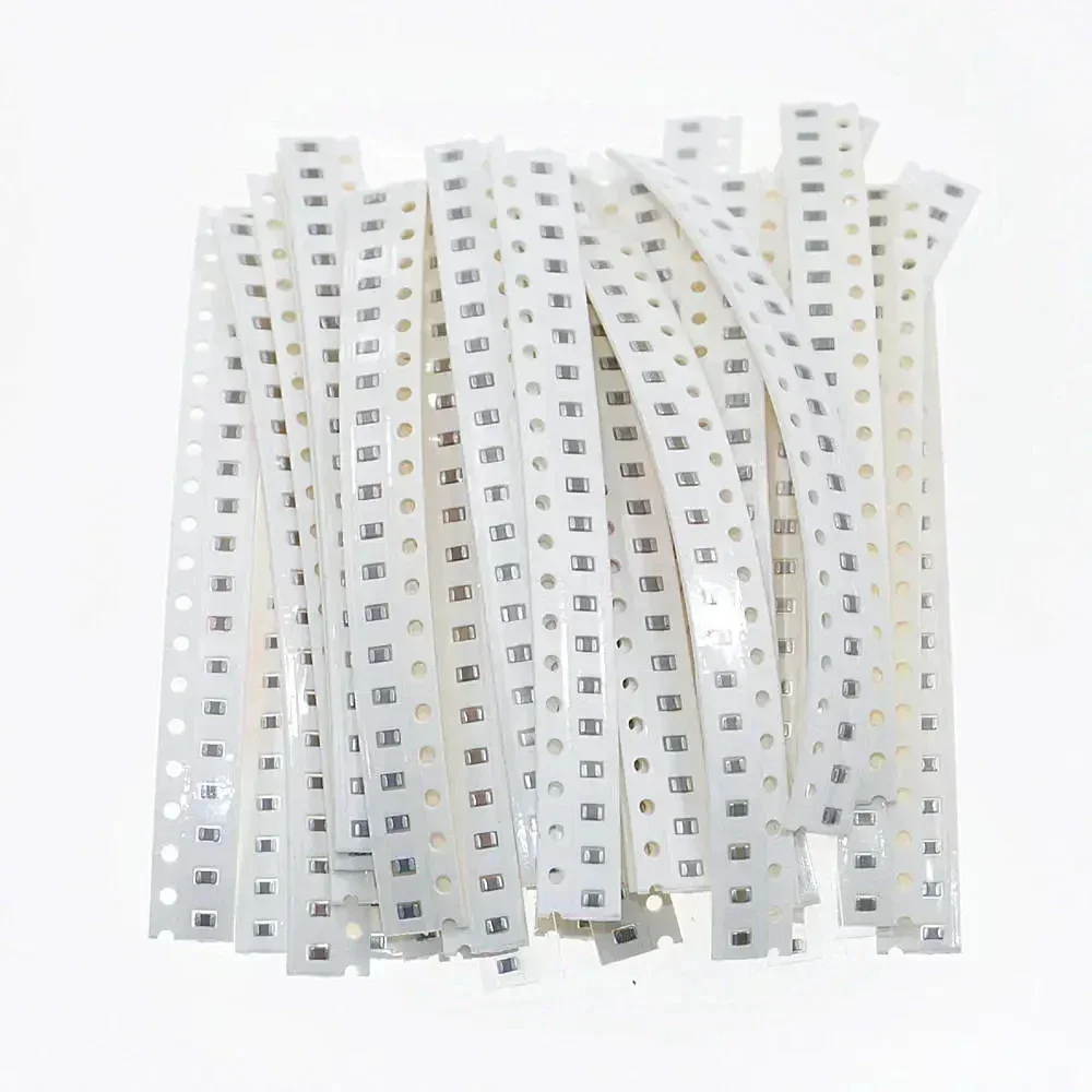 100 قطعة 5% 0805 رقاقة المقاوم 1/8W 0R ~ 10M 1R 10R 100R 220R 330R 470R 1K 2.2K 4.7K 10K 47K 100K 1M 0 1 10 100 330 470 أوم