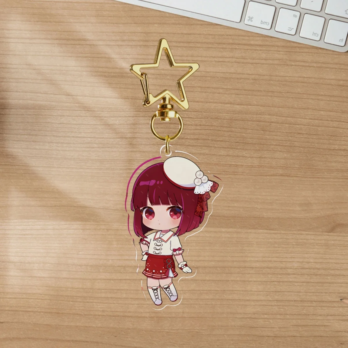 Anime Oshi No Ko Acrylic Stand Ai Aqua Ruby Arima Kana Kurokawa Akane MEM Keychains Pendant Car KeyChain Gift Accessories