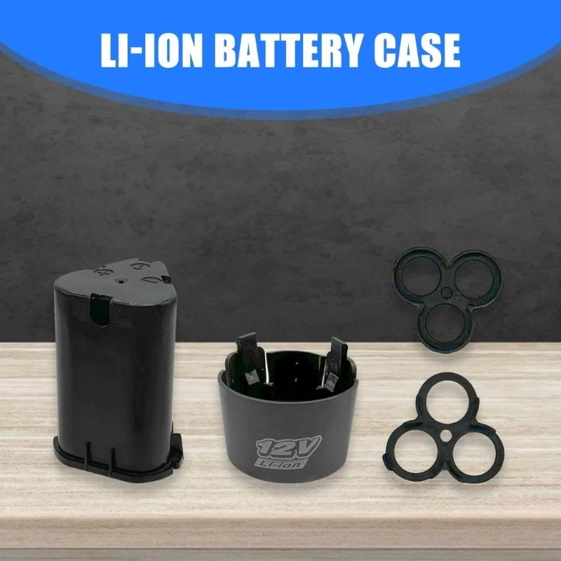 B2EF 12V Drill Batter Batter Battery Shell استبدال غلاف بلاستيكي للأداة اللاسلكية