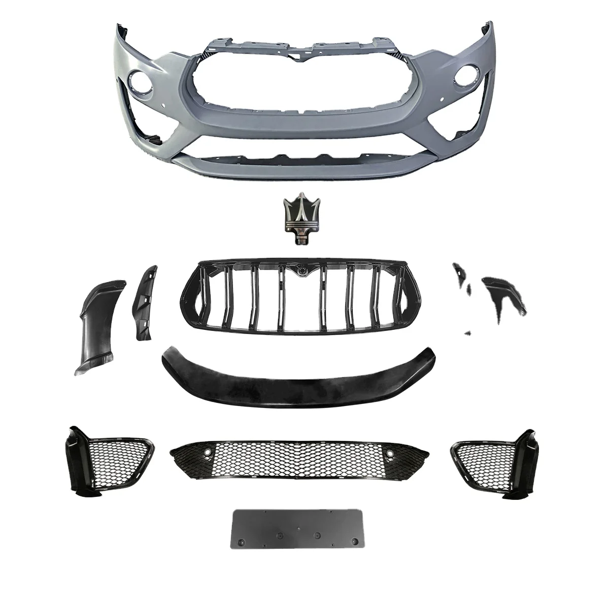 

Front Bumper Trofeo Lip Car Accessory Auto Parts Body Kit For Maserati Levante Performance