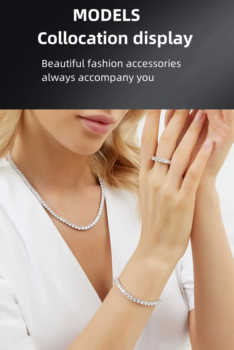 Factory Price Real S925 Sterling Silver Plated 18K Gold 5A Grade Zircon Black Tennis Bracelet for Men and Women Fashion Jewelry