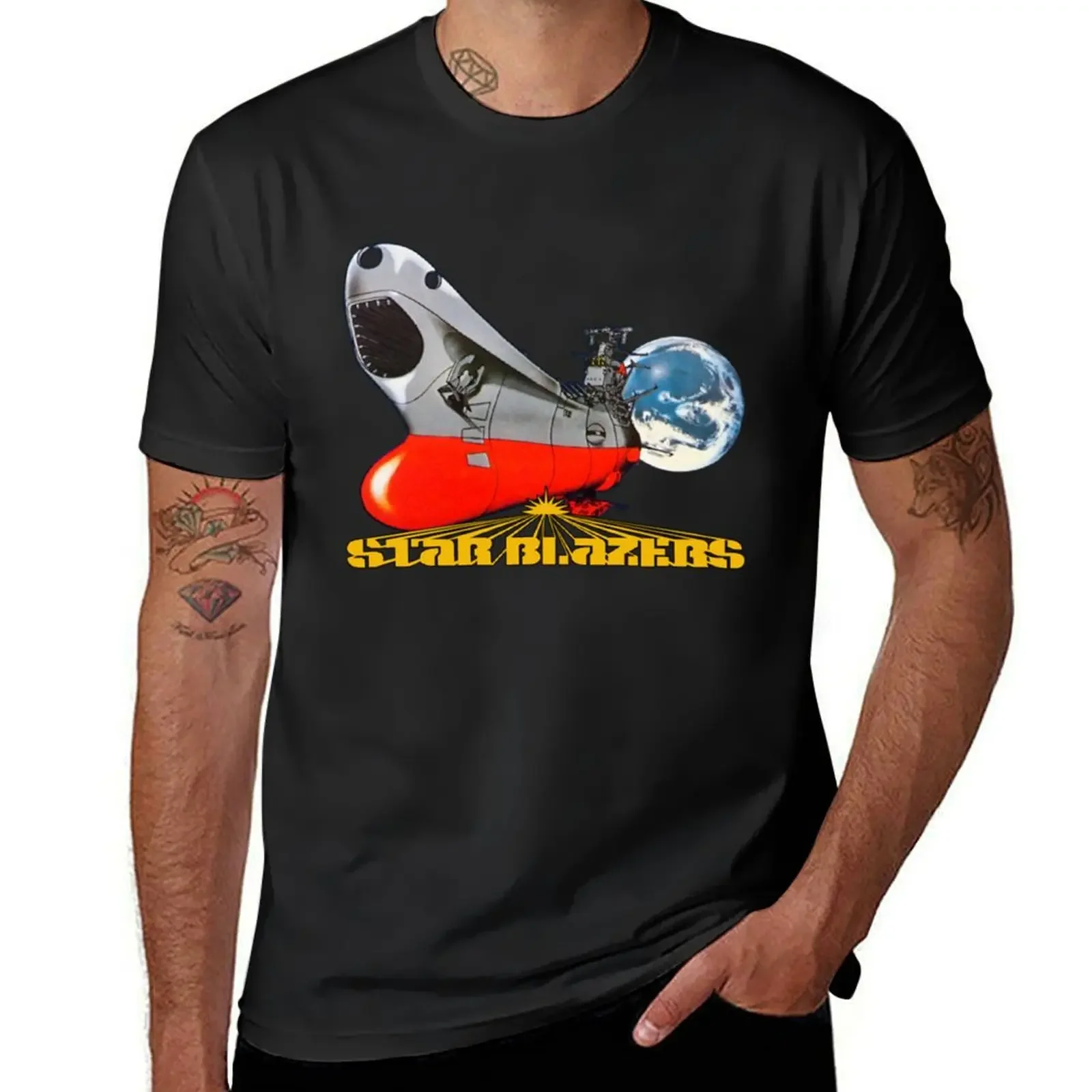 Star Blazers T-Shirt vintage for a boy Men's t-shirts