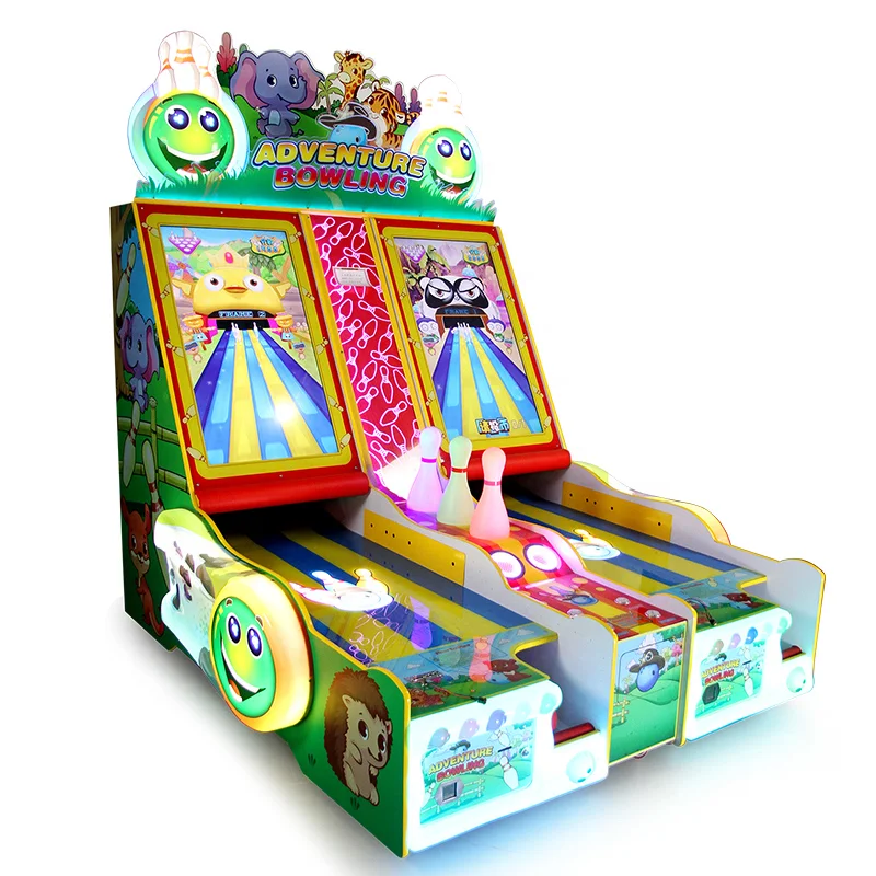 Funny 42 Inch Arcade Cricket Bowling Machine Game For Supermarket Indoor Entertainment