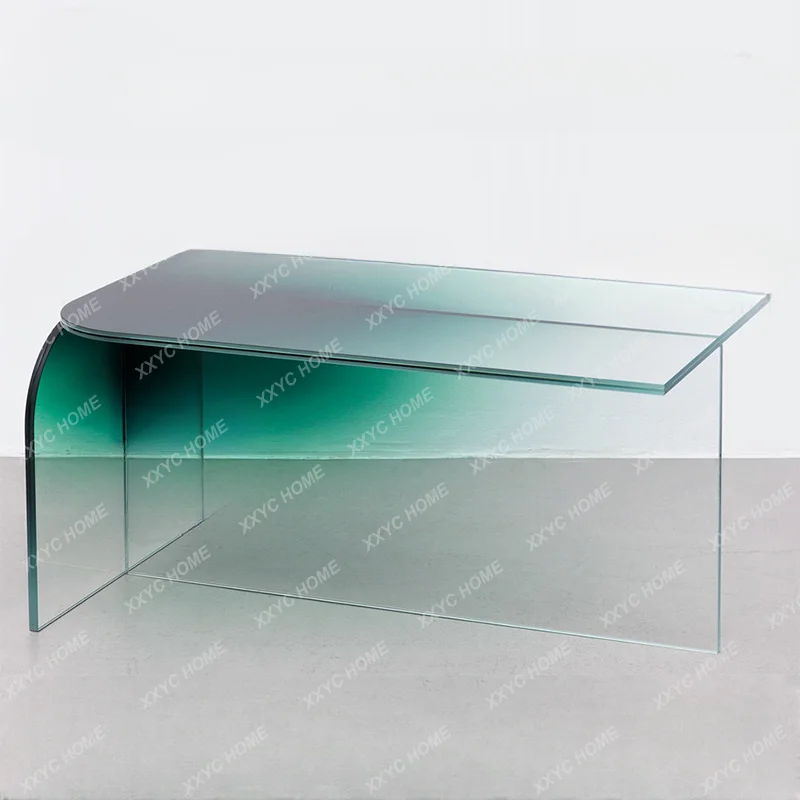 

Nordic Acrylic Tea Table Modern Minimalist Rectangular Exhibition Hall Transparent Furniture Tea Table Tea Table