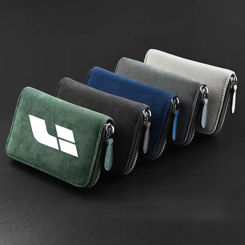 Kısa Cüzdan Fermuarlı Para Cebi kart tutucu Mercan Polar Çantalar Lixiang KURŞUN İDEAL L6 7 8 9 Li ONE MEGA Araba Aksesuarları