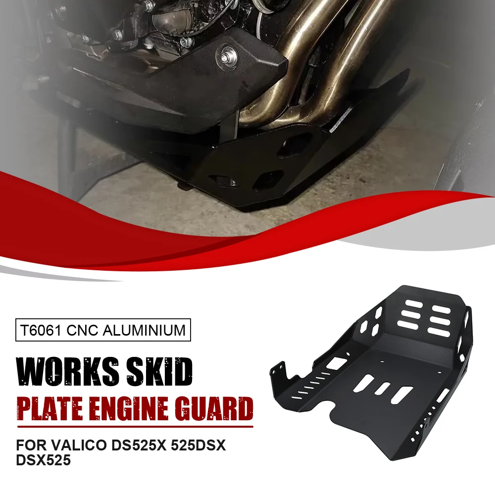 For VOGE Valico DS525X 525DSX 2023-2024-2025 Motorcycle Engine Protection Cover Chassis Guard Skid Plate Protector 525 DSX