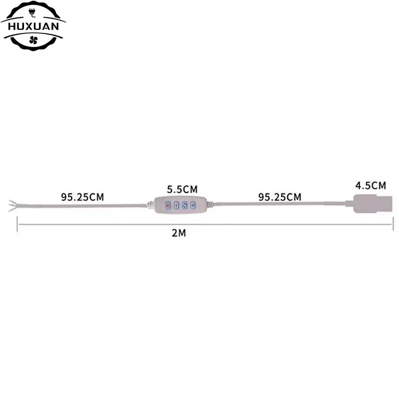 1pc LED Dimmer USB Port Power Supply Line Extension Cable With ON OFF Switch Adapter
